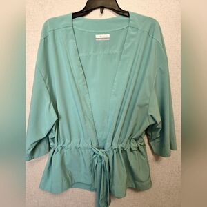 Ladies XL Turquoise Columbia Belted Wrap